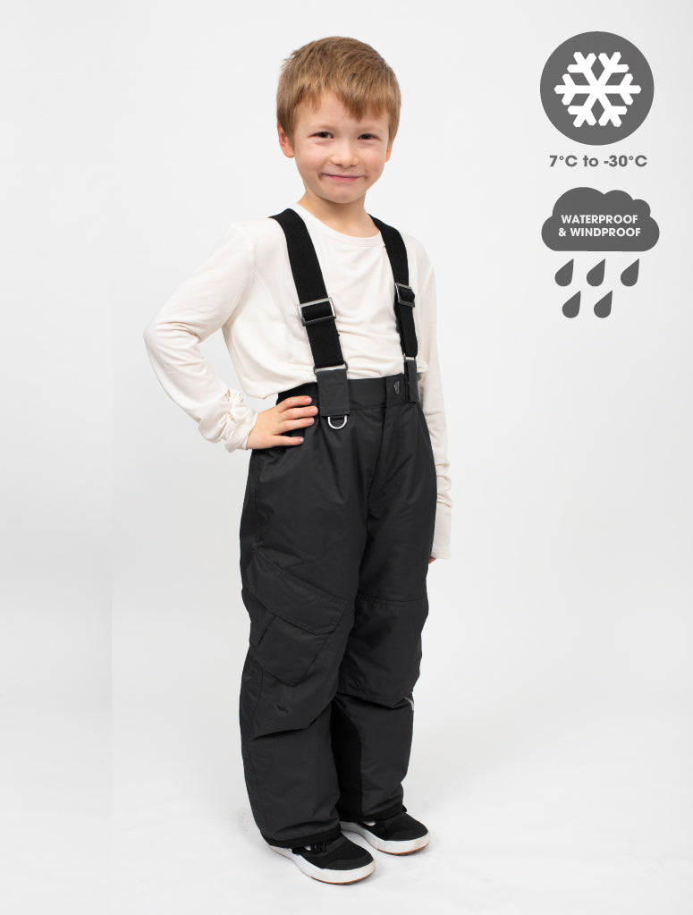 Snowrider Convertible Snow Pants - Black 2024