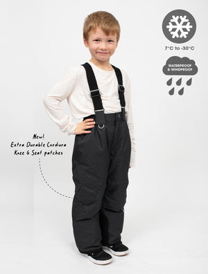 Snowrider Convertible Ski Overalls - Black 2026