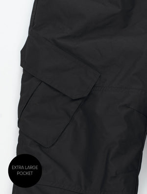 Snowrider Convertible Ski Overalls - Black 2026