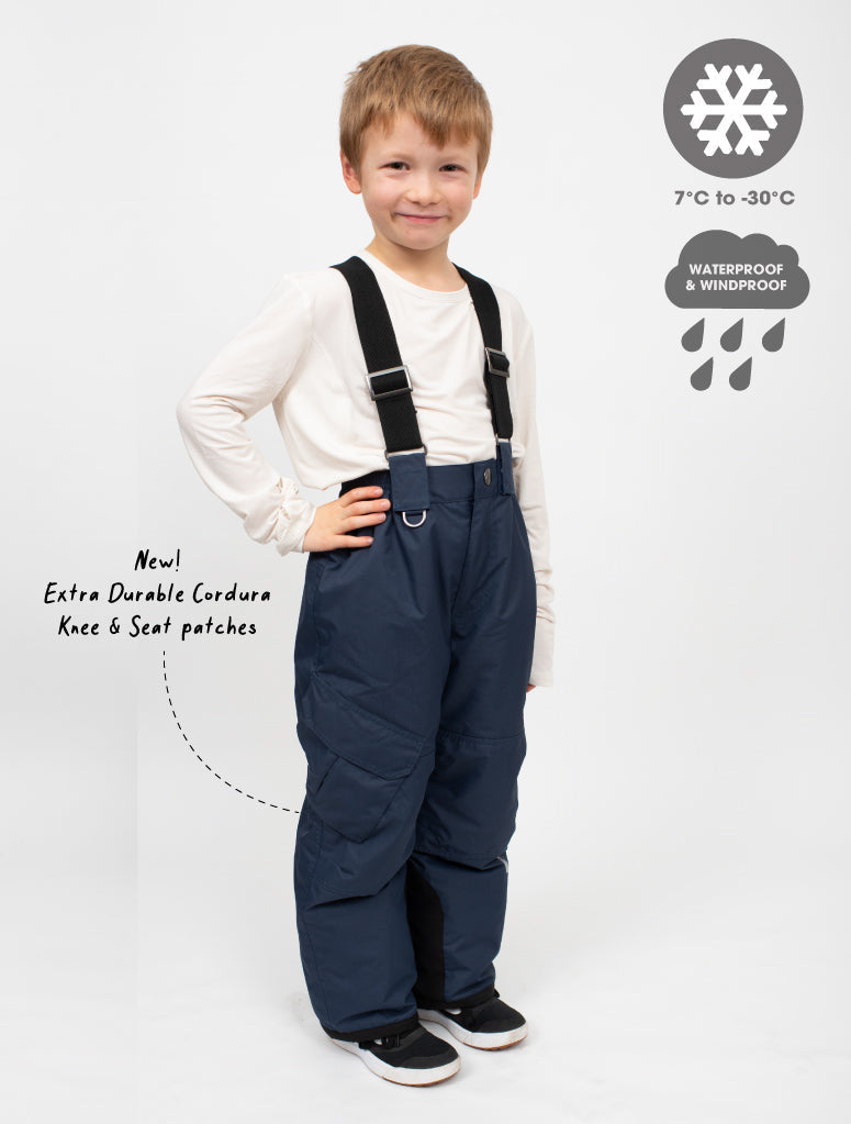 Snowrider Convertible Ski Overalls - Navy 2026