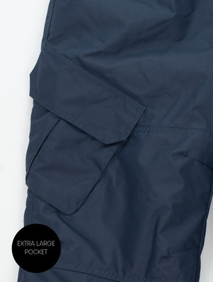 Snowrider Convertible Ski Overalls - Navy 2026