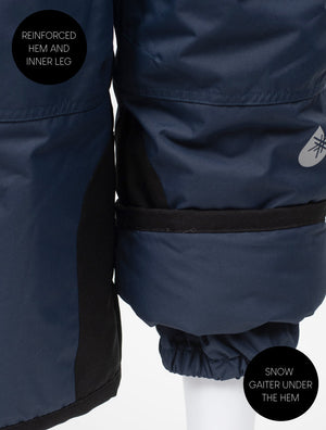 Snowrider Convertible Ski Overalls - Navy 2026
