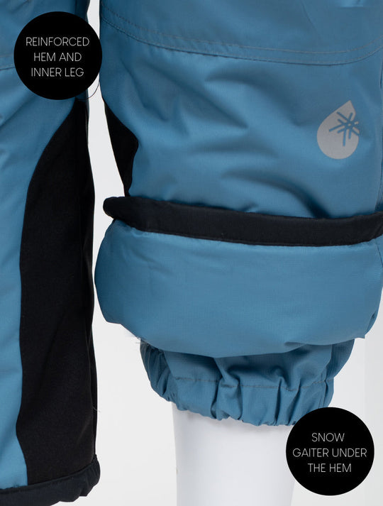 Snowrider Convertible Snow Pants - Stone Blue