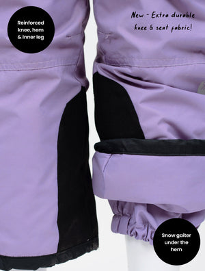 Snowrider Convertible Ski Overalls - Periwinkle
