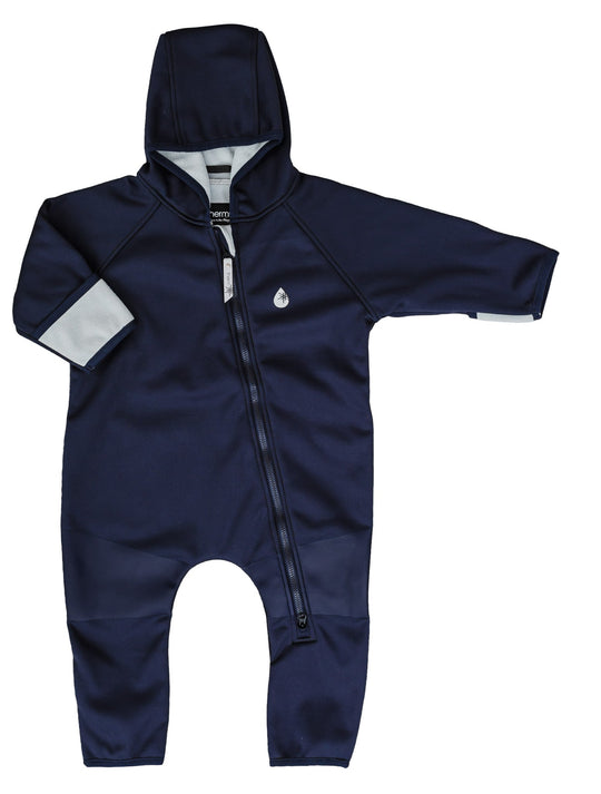 All-Weather Fleece Onesie - Navy