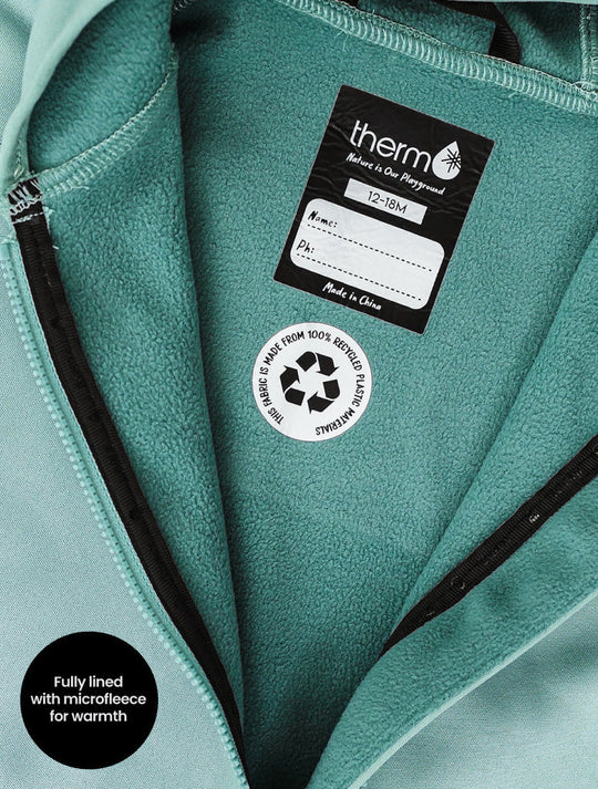 All-Weather Fleece Onesie - Seafoam