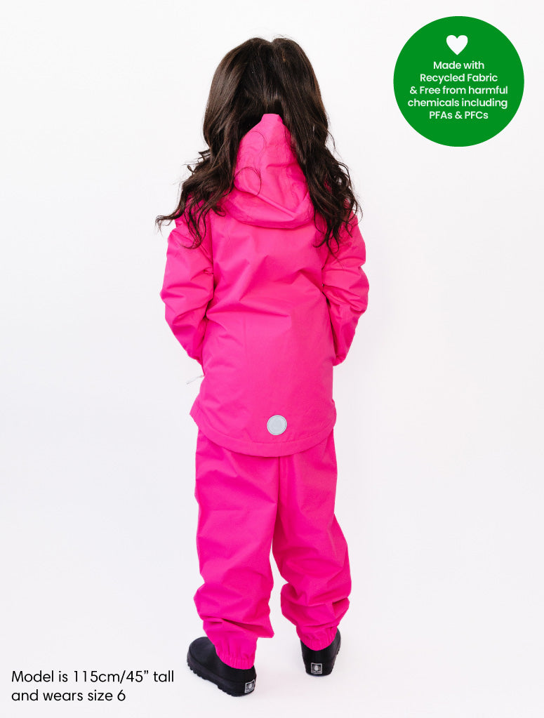 SplashMagic Rainshell - Neon Pink | Leopard Love