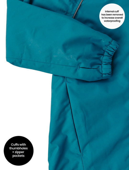 SplashMagic Storm Jacket - Deep Teal | Dino Skate Crew