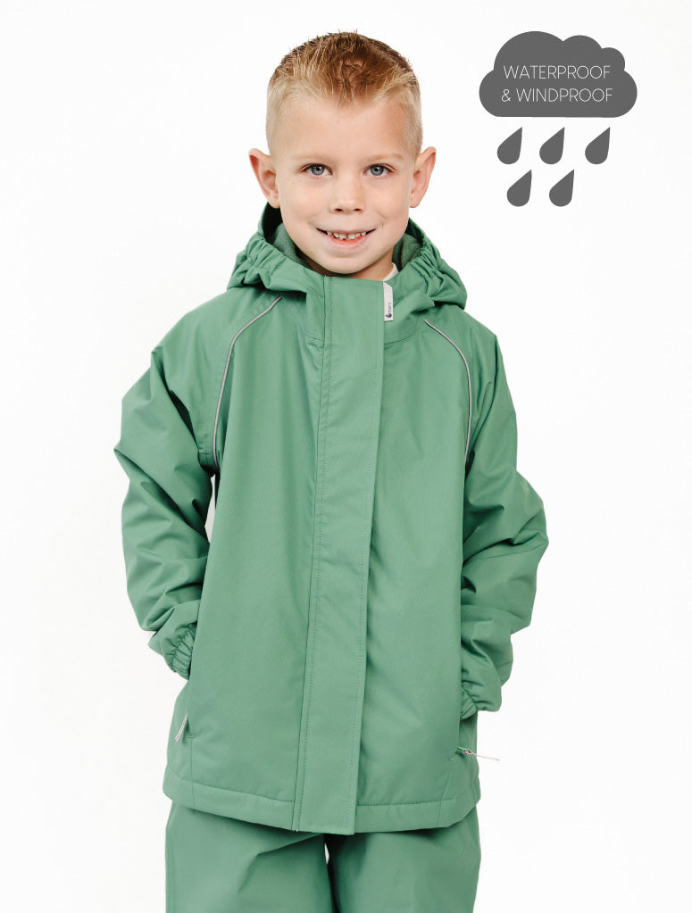 SplashMagic Storm Jacket - Forest Moss | Happy Earth