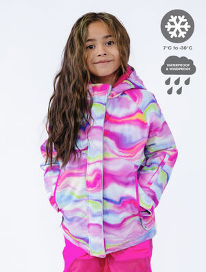 Snowrider Ski Jacket - Rainbow Wave