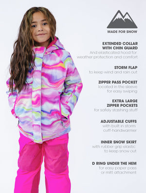 Snowrider Ski Jacket - Rainbow Wave