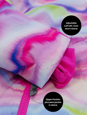 Snowrider Ski Jacket - Rainbow Wave