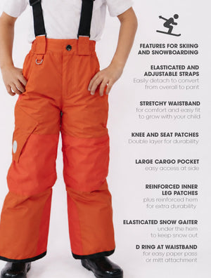 Snow Pants - Burnt Orange