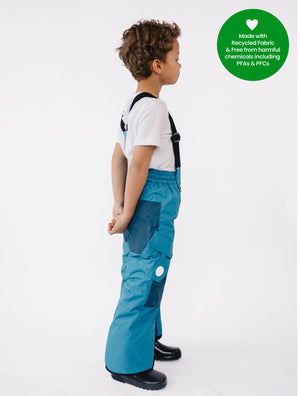 Snowrider Convertible Ski Overalls - Deep Teal