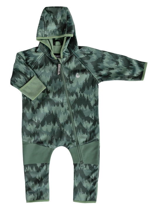 All-Weather Fleece Onesie - Forest Camo