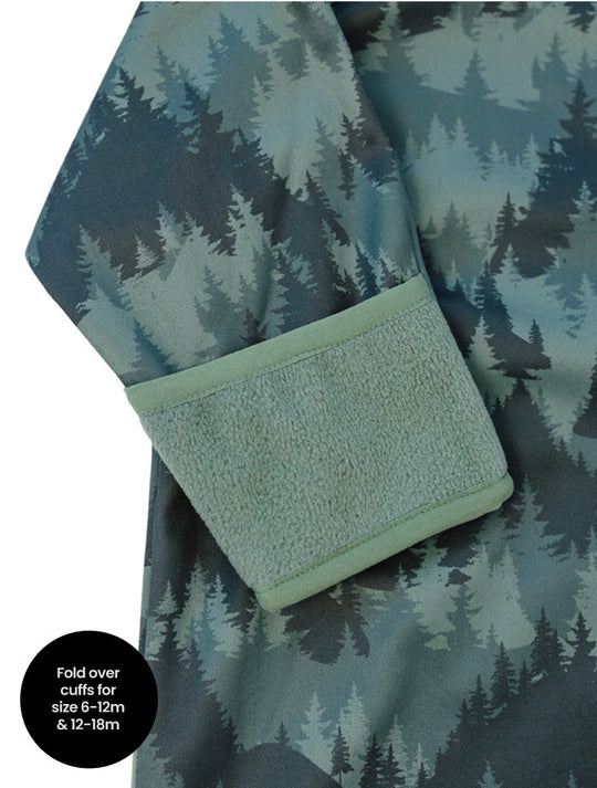 All-Weather Fleece Onesie - Forest Camo
