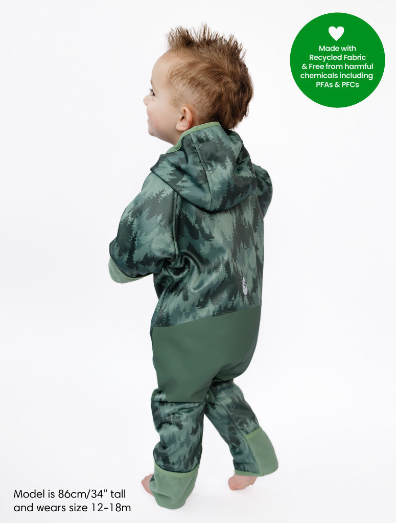All-Weather Fleece Onesie - Forest Camo