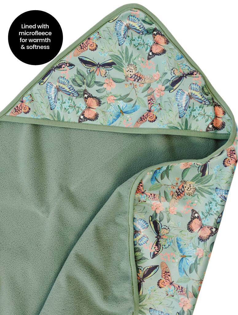 All-Weather Fleece Blanket - Butterfly
