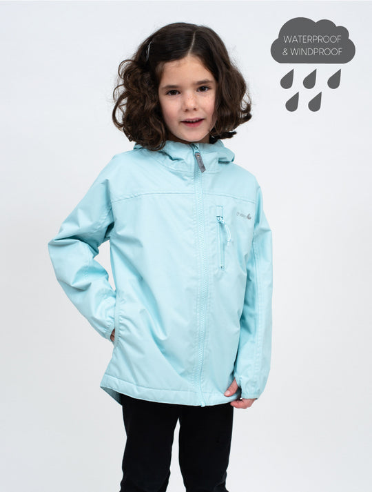 SplashMagic Rainshell - Iced Aqua | Waterproof Windproof Eco