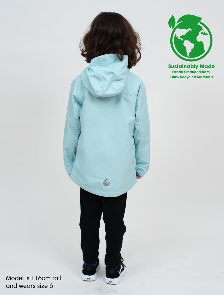 SplashMagic Rainshell - Iced Aqua | Waterproof Windproof Eco