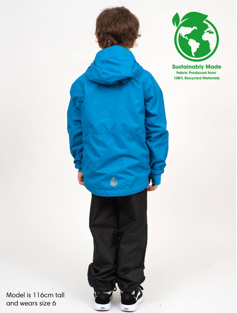 SplashMagic Storm Jacket - Coast Blue | Waterproof Windproof Eco