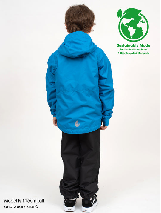 SplashMagic Storm Jacket - Coast Blue | Waterproof Windproof Eco
