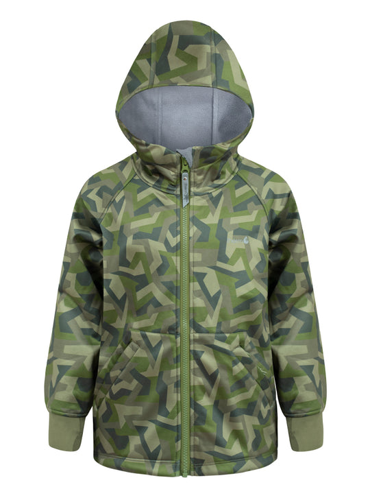 All-Weather Hoodie - Geo Camo | Waterproof Windproof Eco