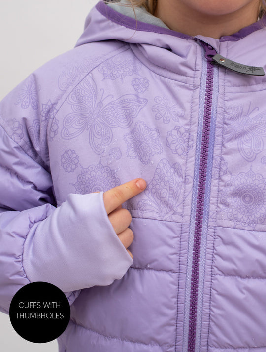 Hydracloud Puffer Jacket - Lavender | Waterproof Windproof Eco