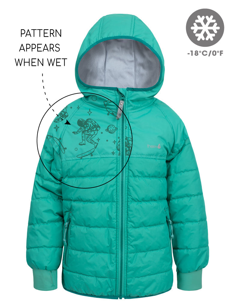 Hydracloud Puffer Jacket - Spearmint | Waterproof Windproof Eco